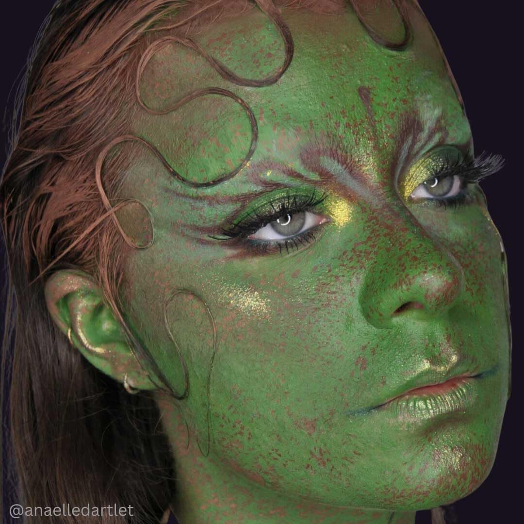 Mehron Makeup Liquid Face and Body Paint (4.5 oz) (GREEN)