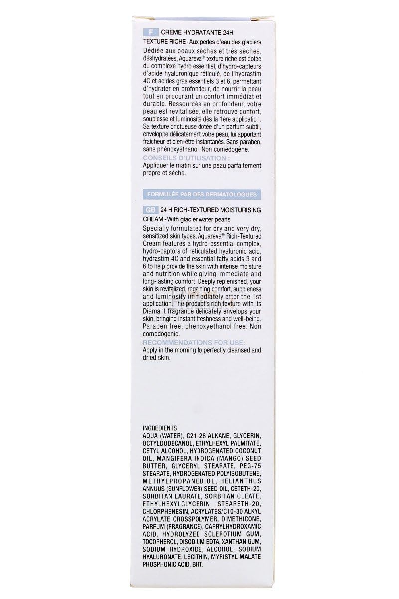 Noreva Aquareva Moiturizing Cream Rich Textured 40ml