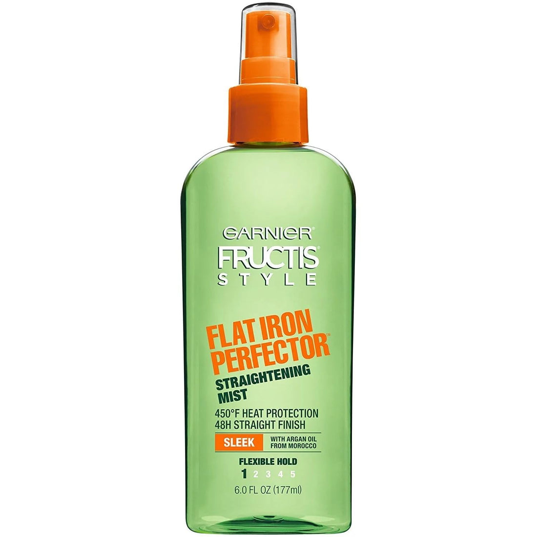 Garnier Fructis Style Sleek & Shine Flat Iron Perfector Straightening Mist 6 oz (Pack of 2)