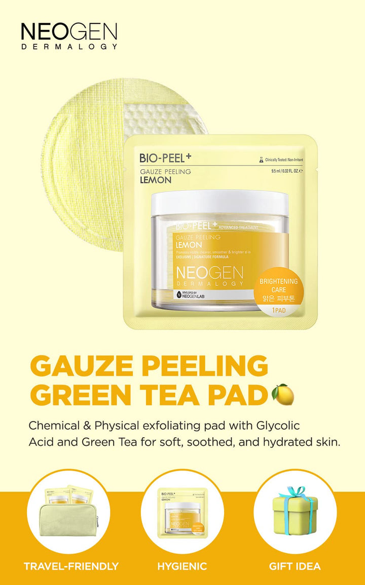 NEOGEN DERMALOGY BIO PEEL GAUZE PEELING LEMON 8 EACH