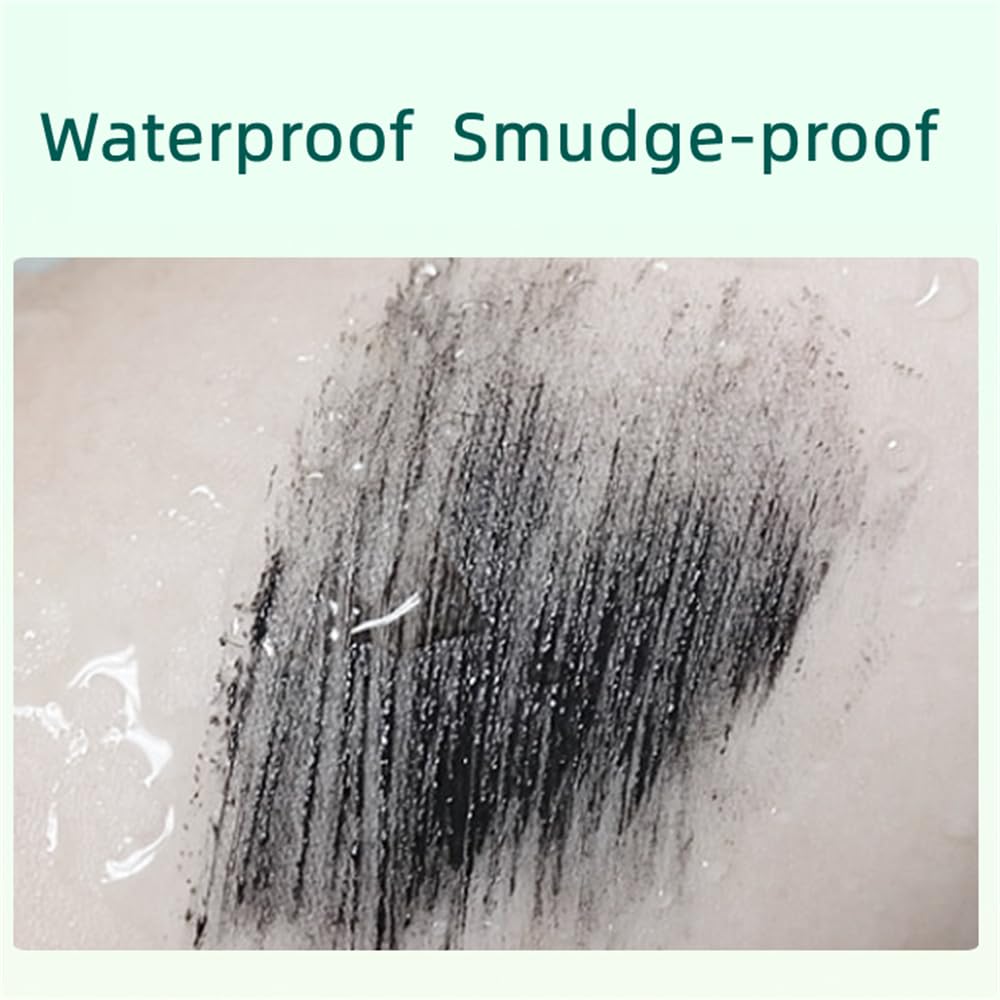 Mascara for Fine Short Eyelash and lower eyelash, 2.5mm Small Brush, No Clump, Long Lasting, Smudge-proof,Black and Waterproof Mascara (1 Pcs)