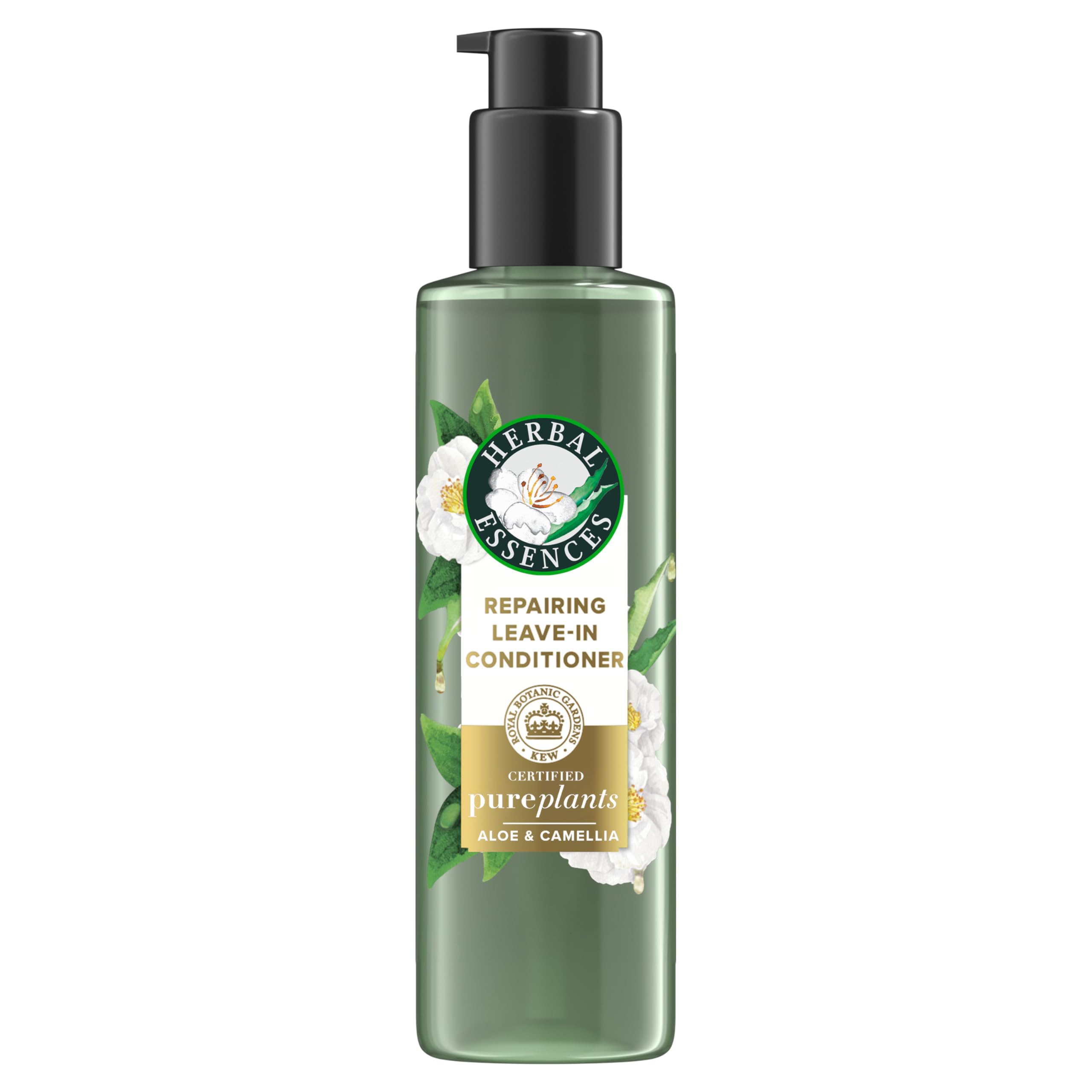 Herbal Essences Repairing Leave-in Conditioner, Certified Pure Plants, with Aloe and Camellia Flower Oil, 7.6 fl oz