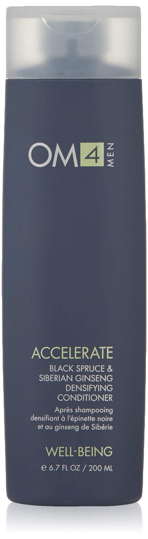 Organic Male OM4 Accelerate: Black Spruce & Siberian Ginseng Hair Densifying Conditioner, 6.7 oz.