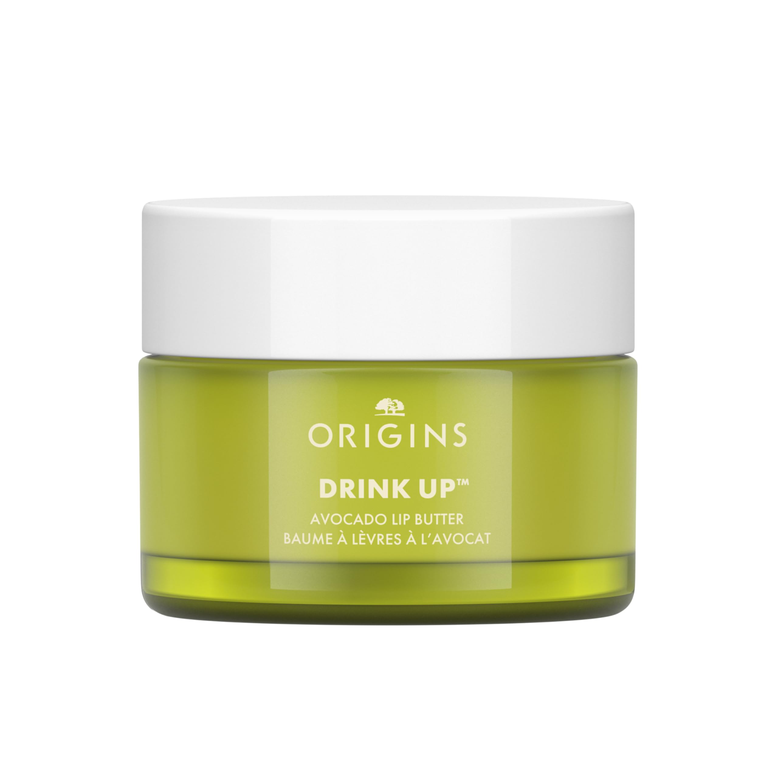 Origins Drink Up Avocado Lip Balm + Treatment | Plumps & Softens Lips | With Plant-Derived Oils & Butters, 0.5 Ounce