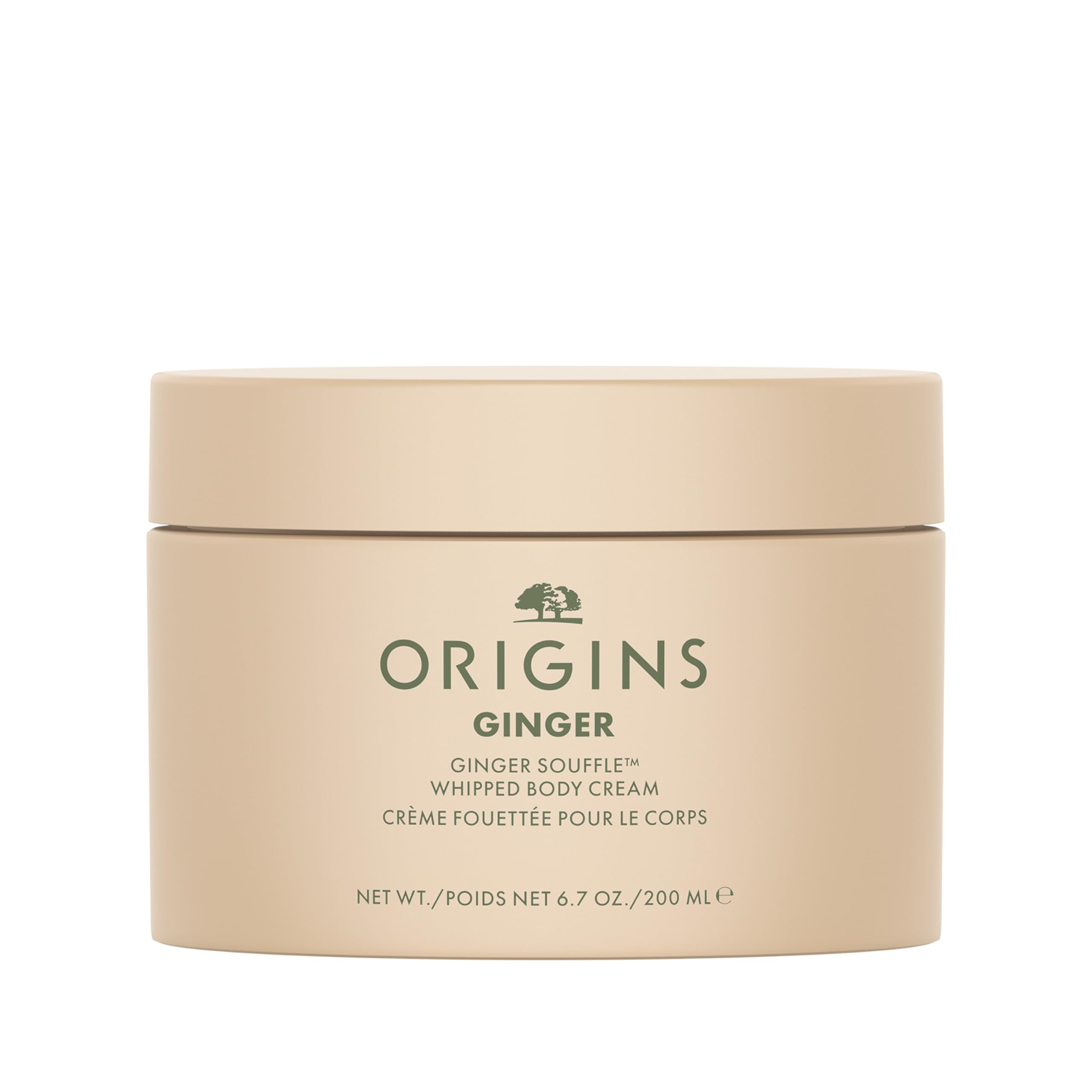 Origins Ginger Souffle Whipped Body Cream | Body Butter For Dry Skin | With Ginger, 6.7 Fl Oz