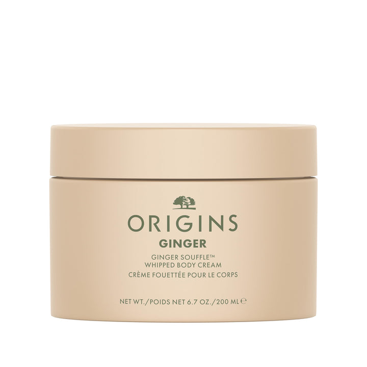 Origins Ginger Souffle Whipped Body Cream | Body Butter For Dry Skin | With Ginger, 6.7 Fl Oz