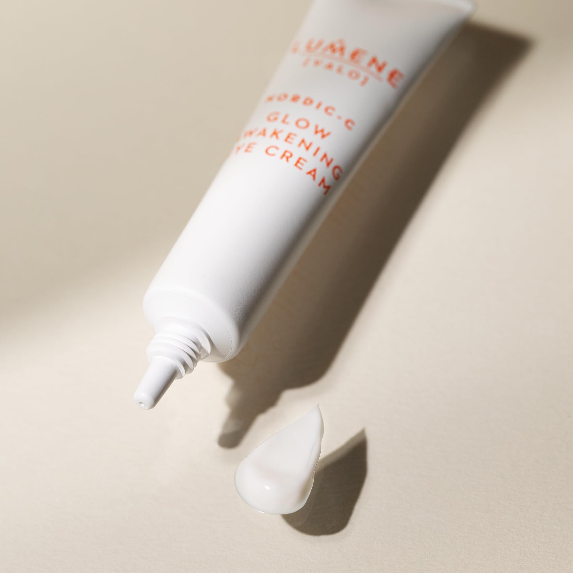 Lumene Nordic-C [Valo] Eye Cream - Energizing Under Eye Cream for Dark Circles, Puffiness & Wrinkles - Radiance Boosting Formula Enriched with Vitamin C & Hyaluronic Acid (0.5 oz)