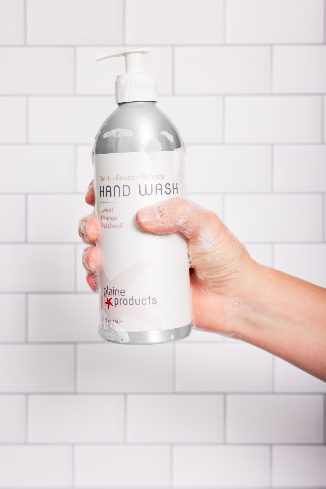 Returnable, Refillable Hand Wash: Citrus Lavender 16 oz (Original with pump)