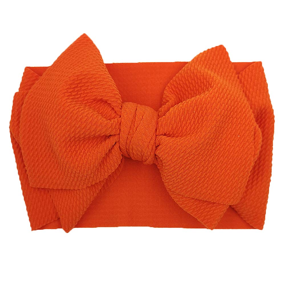 Steewarts Baby Girl Bow Headbands Newborn Hairband Baby Turban Knotted Elastic Headwrap for Toddler Hair Accessories (AA05-8PCS)