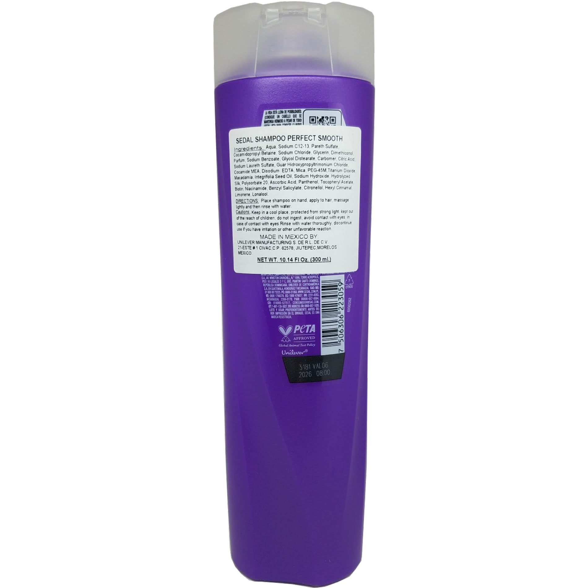Sedal Liso Perfecto Shampoo 350 Ml [Sealed]