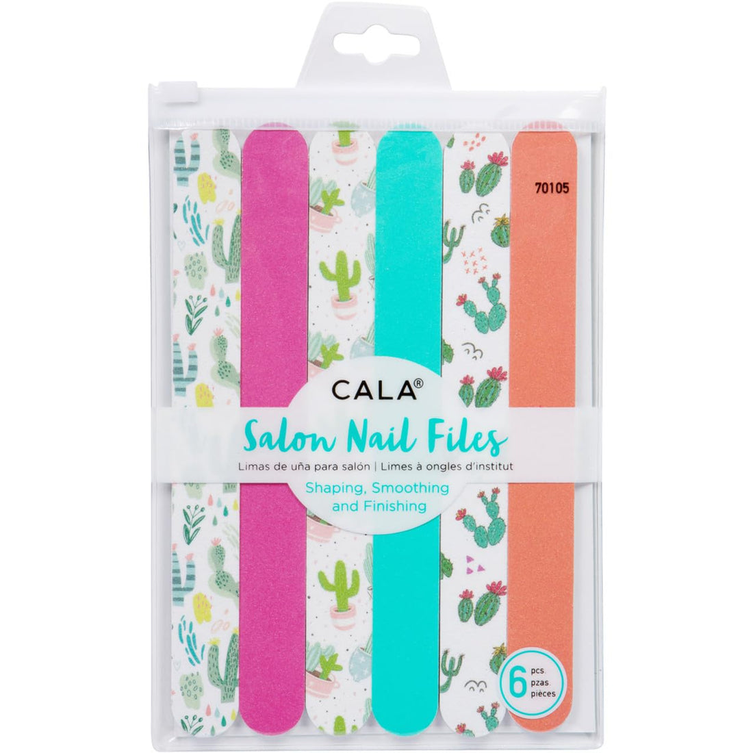 Cala Cactus nail files 6 count, 6 Count