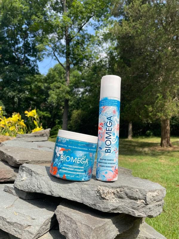 BIOMEGA Moisture Conditioner, Infused with Keratin Amino Acids, for Damage and Elasticity Repair, 16 fl. oz