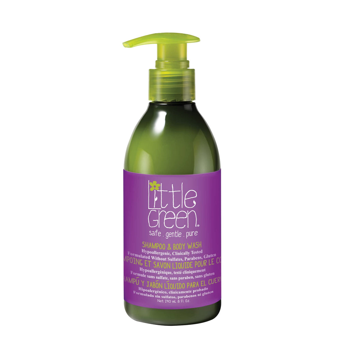 Little Green Kids Shampoo and Body Wash, 240ml