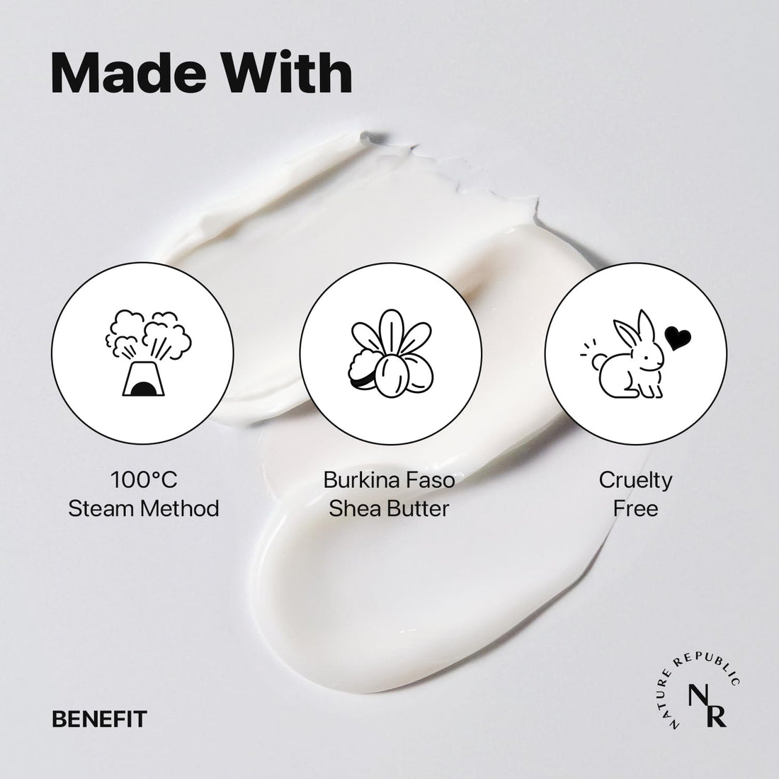 Nature Republic Shea Butter Steam Cream Fresh, 100ml
