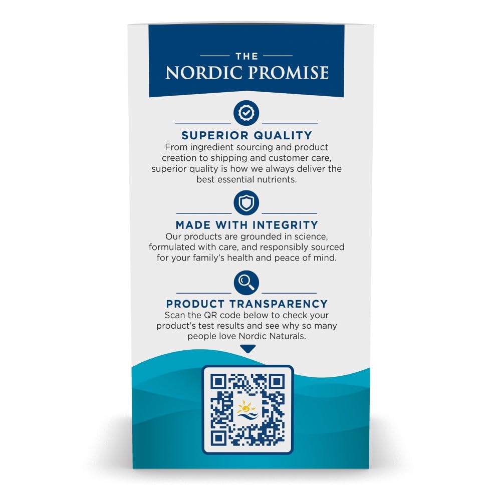 Nordic Naturals Complete Omega, Lemon Flavor - 180 Soft Gels - 565 mg Omega-3 - EPA & DHA with Added GLA - Healthy Skin, Cognition, & Positive Mood - Non-GMO - 90 Servings
