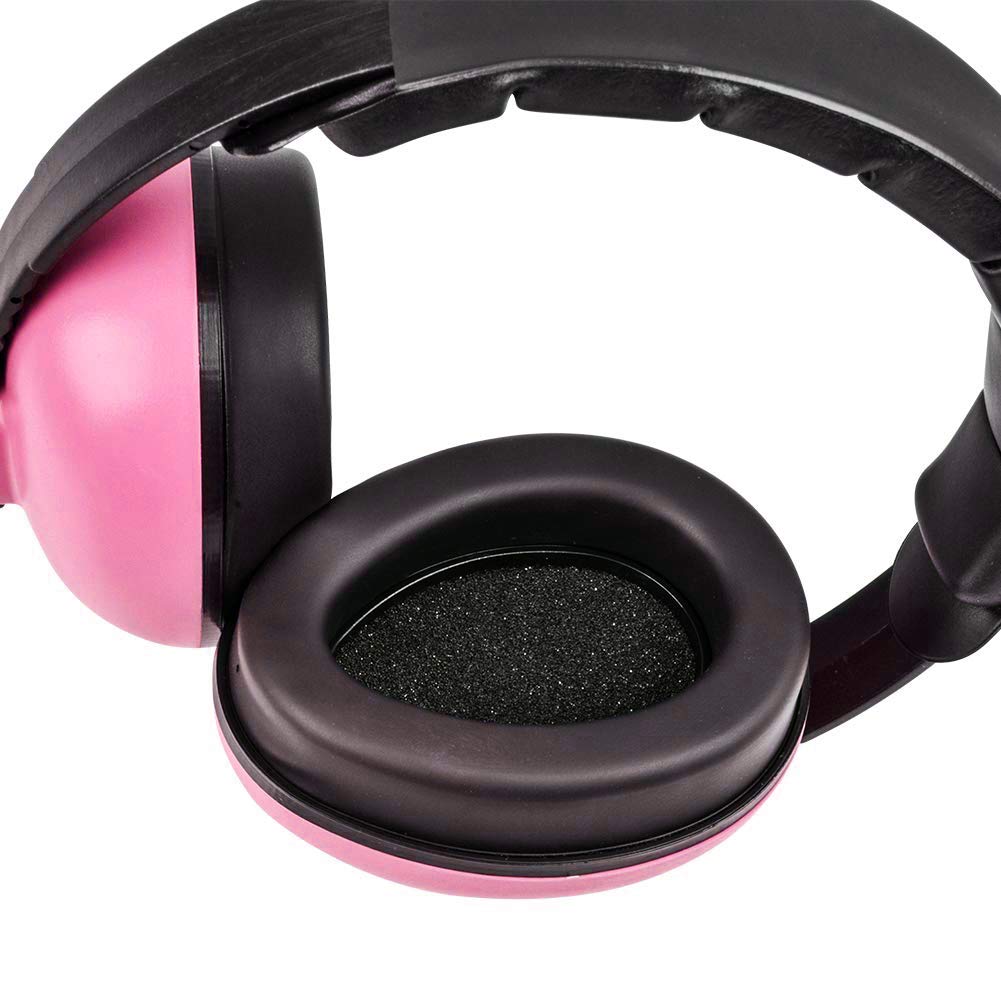 Alitamei Baby Ear Protection Noise Cancelling Headphones for Kids Noise Reduction Hearing Protection Earmuffs for 0-3 Years Babies, Toddlers, Infant (Redrose)