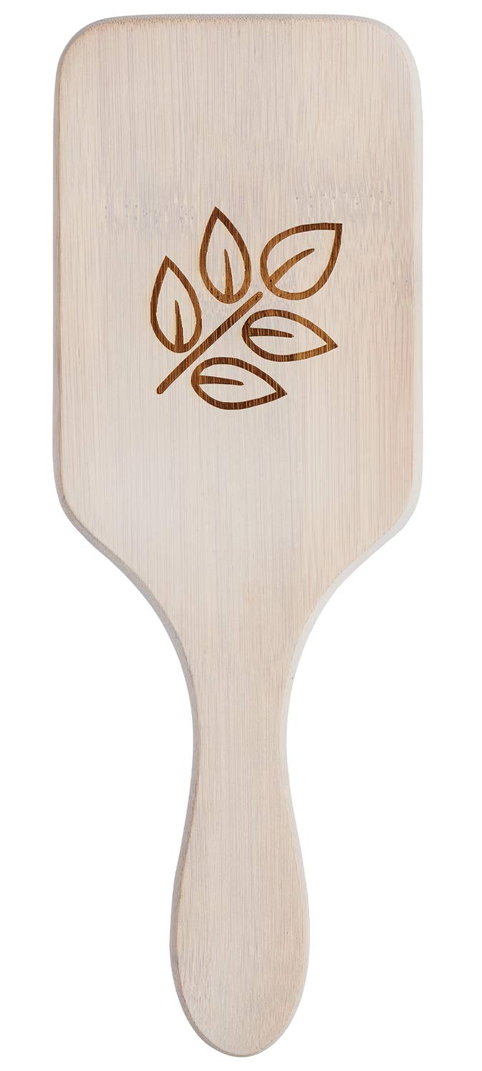 Olivia Garden EcoHair Paddle Bamboo Hair Brush, EH- PDL, Paddle