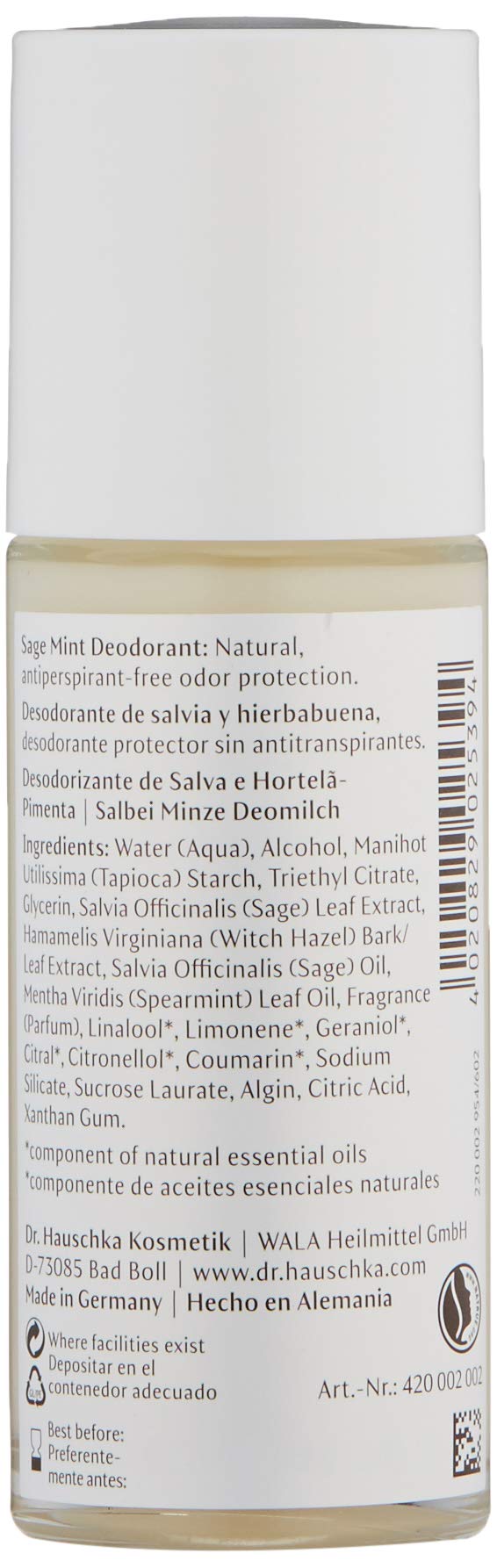 Sage Mint Deodorant 1.7 Oz By Dr. Hauschka