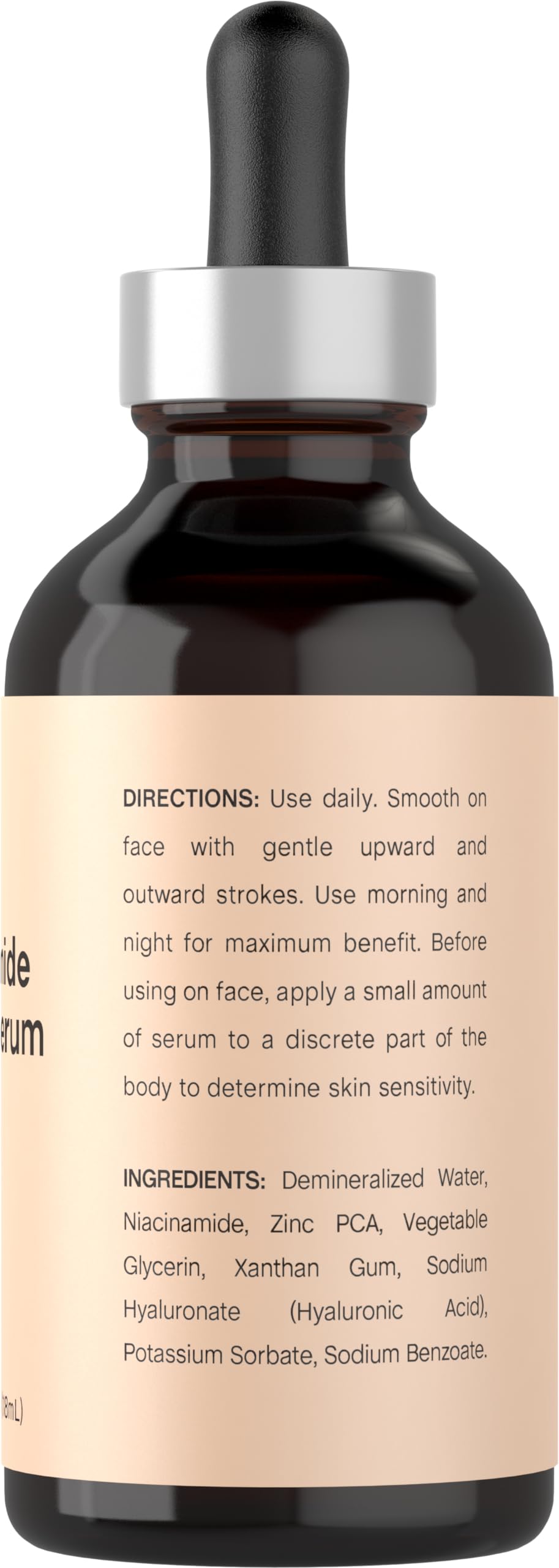 Coera Niacinamide Serum with Zinc | 4 fl oz | Moisturizer for Face and Skin | with Hyaluronic Acid | Professional Strength Formula | Free of Parabens, SLS & Fragrances | Packaging May Vary