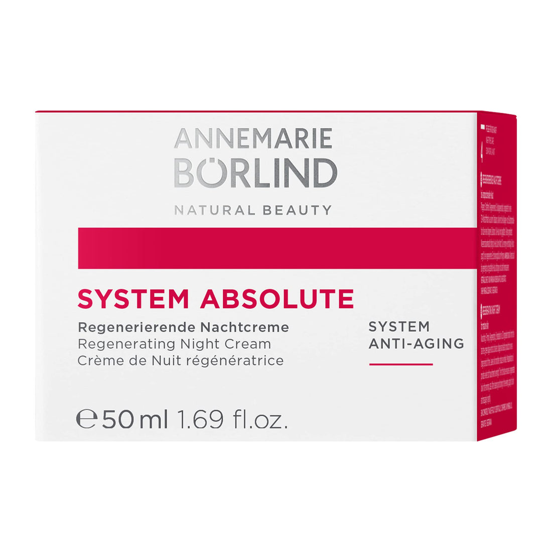 Annemarie Borlind System Absolute Anti-Aging Night Cream 1.69Oz, 50Ml