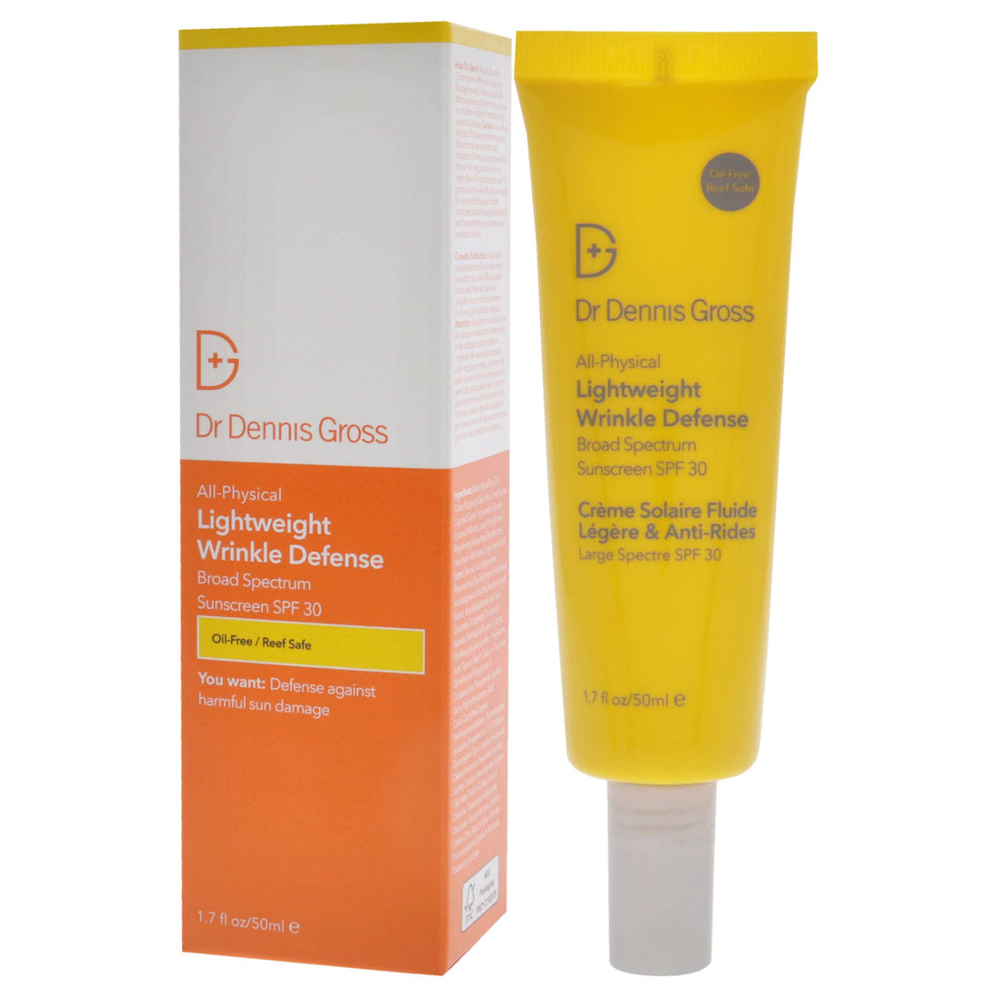 Dr Dennis Gross All Physical Lightweight Wrinkle Defense SPF 30 Sunscreen Unisex 1.7 oz