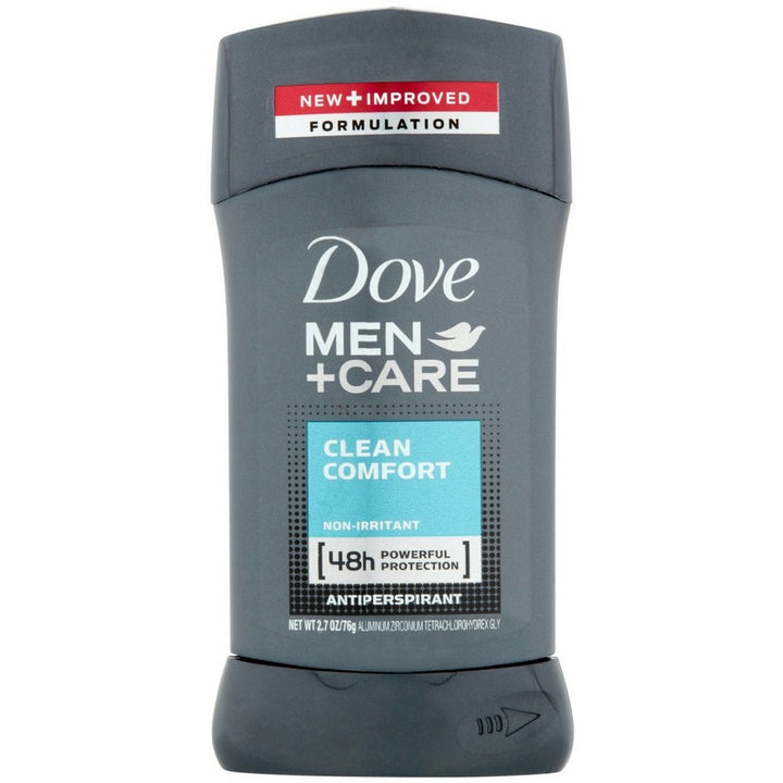 Dove Men+Care Antiperspirant Deodorant Stick Clean Comfort 2.7 oz