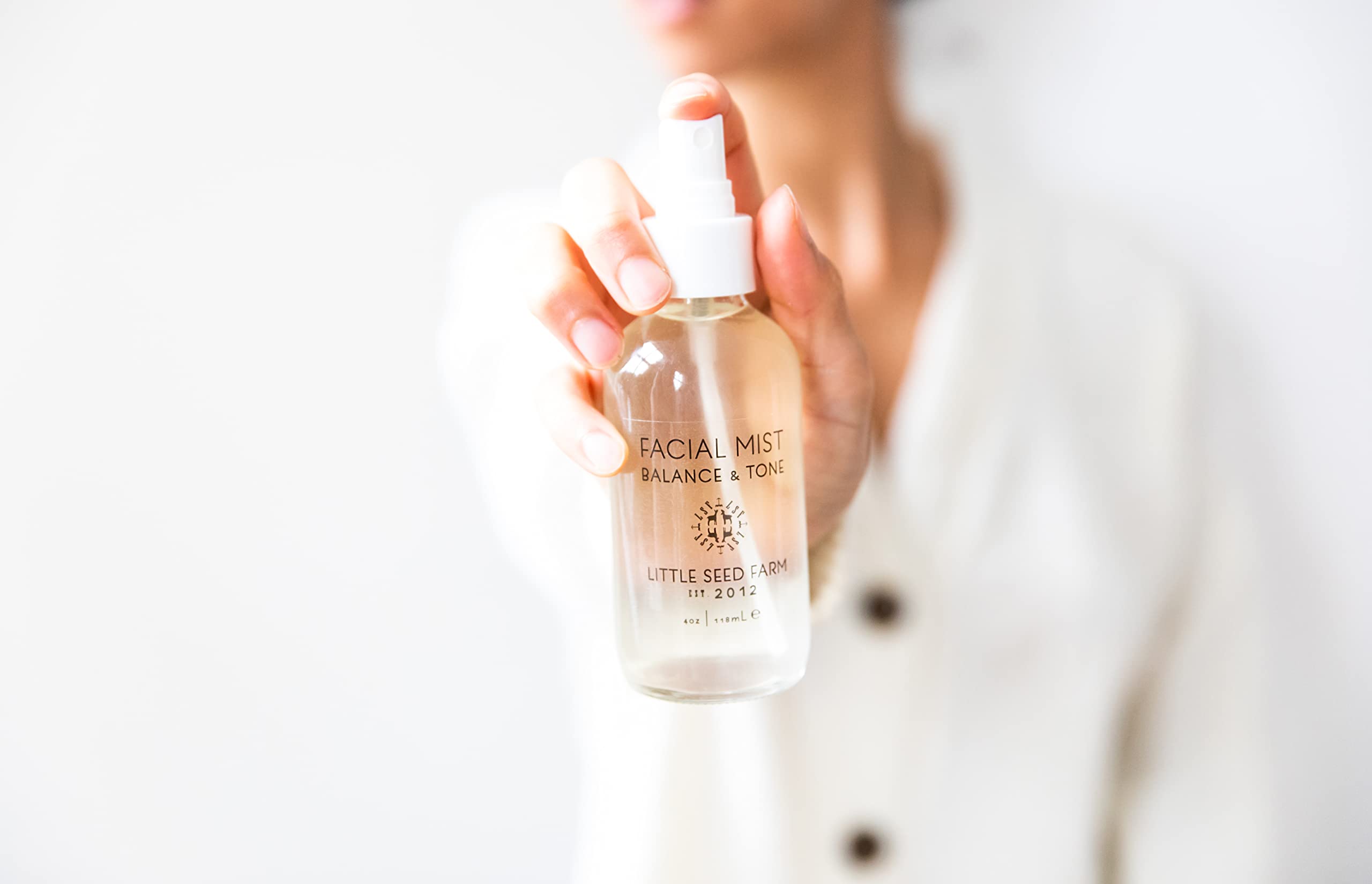 Little Seed Farm Balancing Facial Mist & Toner, 4.0 Ounce