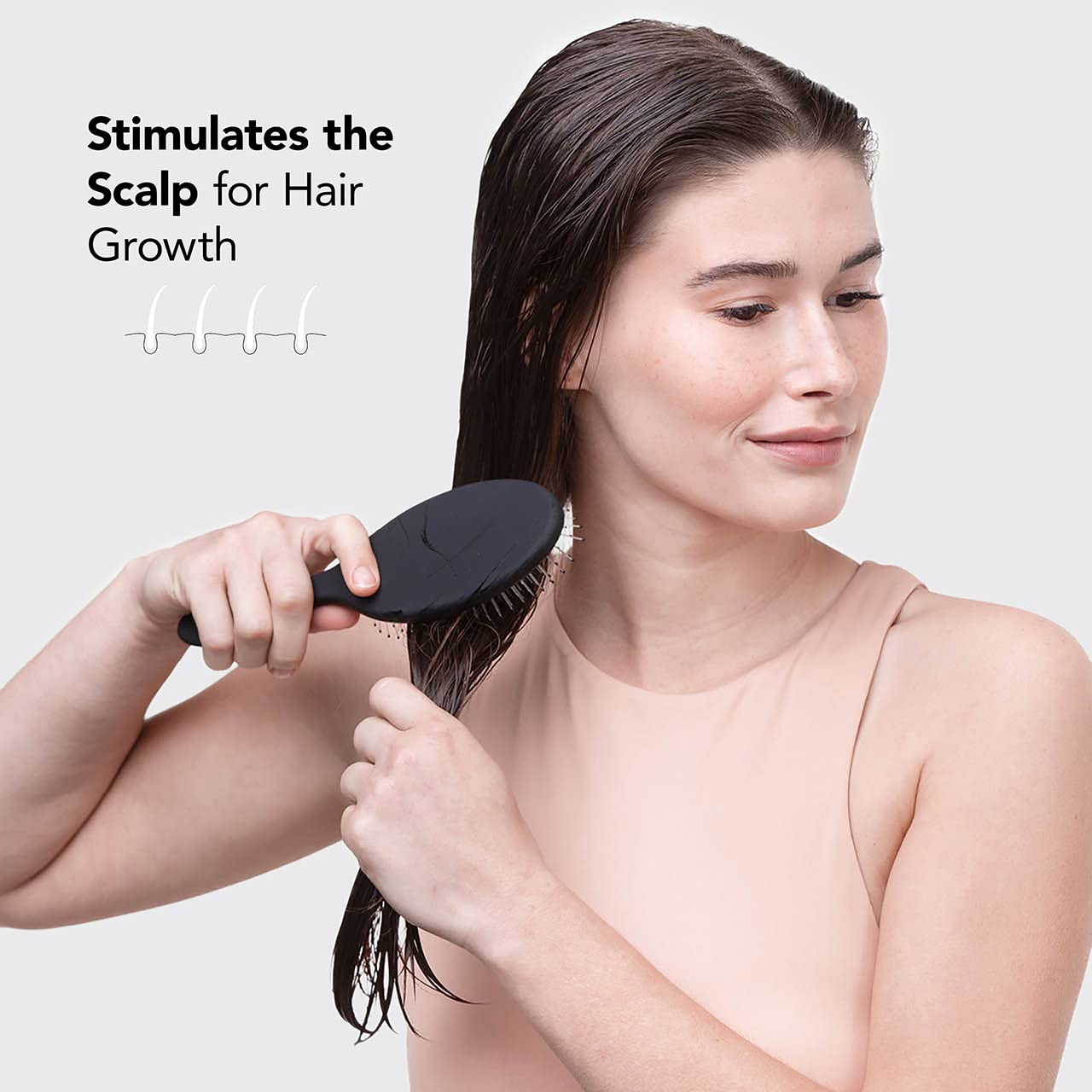 Kitsch Premium Wet & Dry Brush for Women, for Frizz-free Healthy Hair and Easy Combing