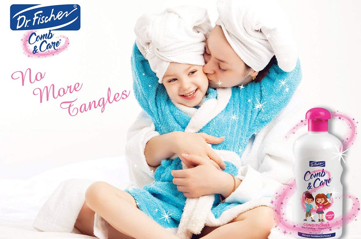 Dr. Fischer Tear Free Conditioner for Kids and Babies. Tangle-free Formula.