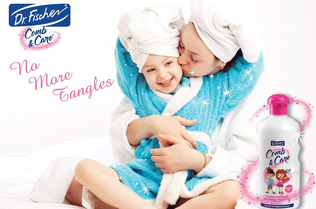 Dr. Fischer Tear Free Conditioner for Kids and Babies. Tangle-free Formula.