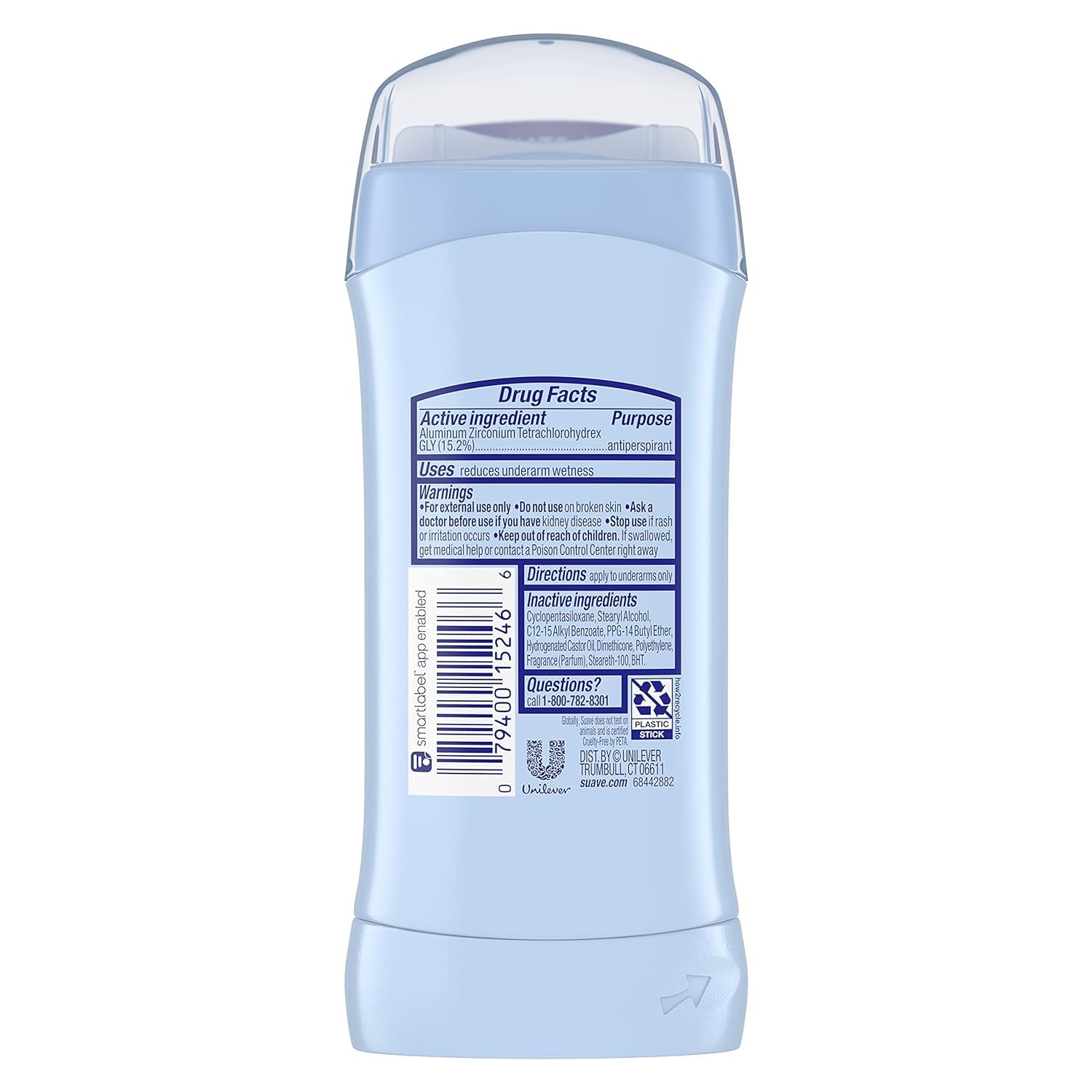 Suave Invis Sld Deod Trop Size 2.6z Suave Tropical Paradise Invisible Solid Antiperspirant Deodorant