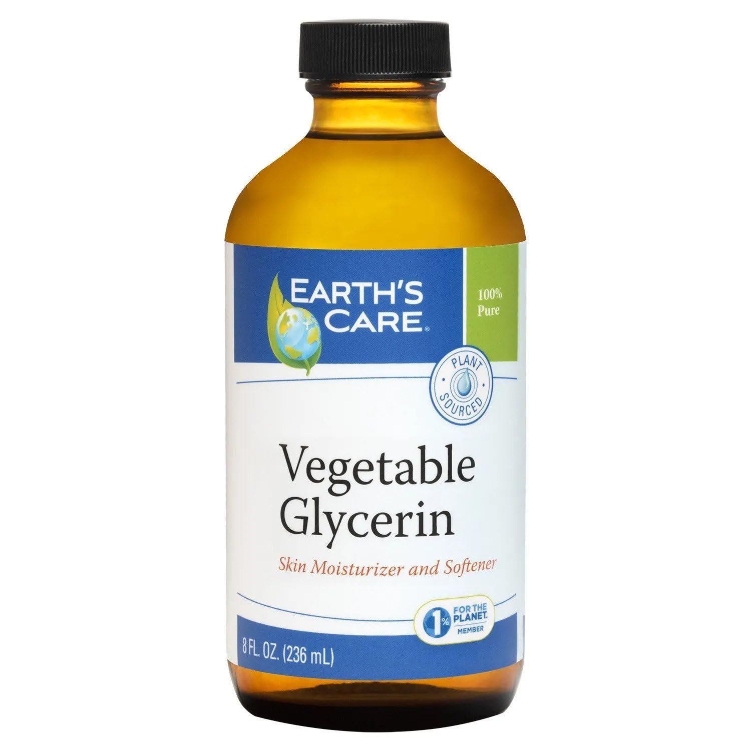100% Natural Vegan Glycerin - 8 fl oz by Earth's Care