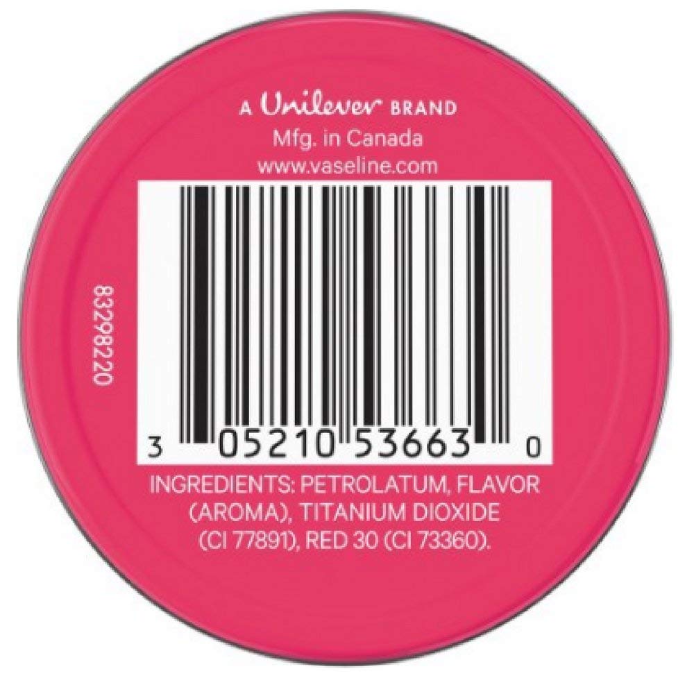 Vaseline Lip Therapy Lip Balm, Rosy Lips 0.6 oz (Pack of 2)