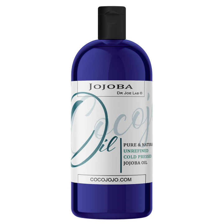 jojoba oil cold pressed 100% pure natural 33 oz face hair - beard - skin - body - lips - extra virgin - unrefined -golden fresh cut