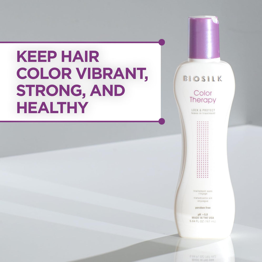 BioSilk Color Therapy Lock & Protect Leave-in Treatment 167ml/5.64oz