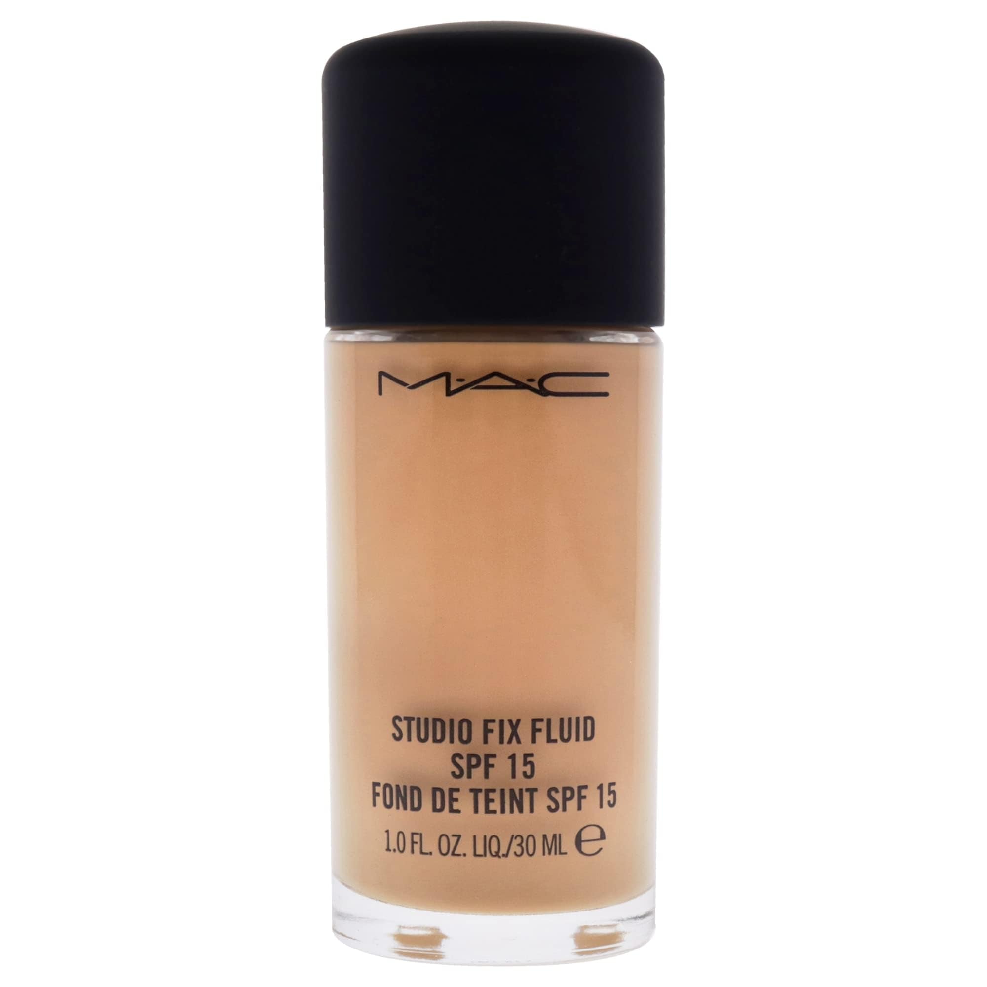 M.A.C Studio Fix Fluid Spf 15 Liquid Medium Coverage Natural Foundation For Sensitive Skin Type Nc25, 1 Count