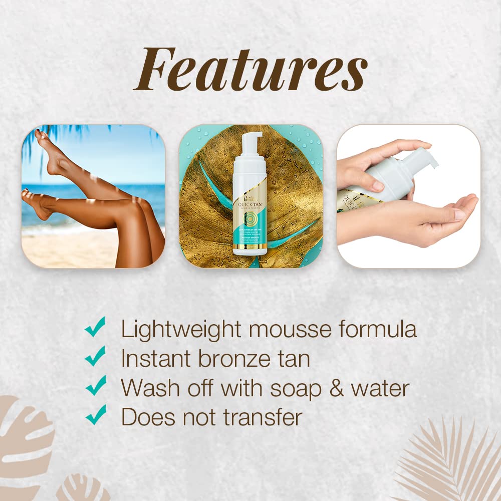 Body Drench Quick Tan Sunless Tanning ââ‚¬â€œ 24-Hour Wash Off Tan, 6 fl oz