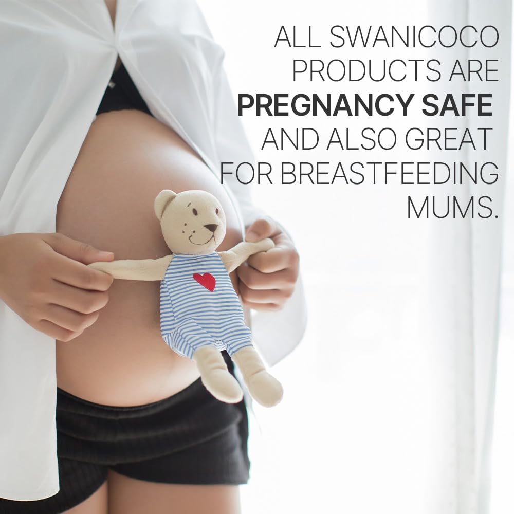 SWANICOCO Pregnancy Safe Fermentation Peptine Eye Care Cream Under Eye Cream with 8 Peptides and Niacinamide, Anti Aging Eye Cream for Wrinkles & Crows Feet Korean Skincare 20ml 0.68 Fl Oz