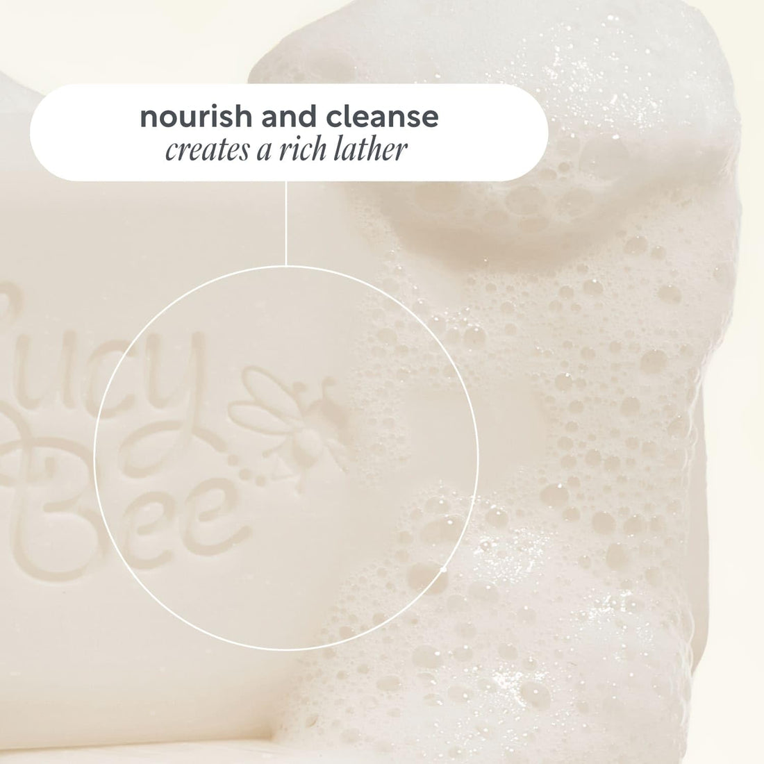 Lucy Bee Certified Organic & All Natural Soap Bar, Moisturizing & Rejuvinating, Dermatologist Approved for Sensitive Skin, Unscented & 100% Palm Oil Free, 5.3oz