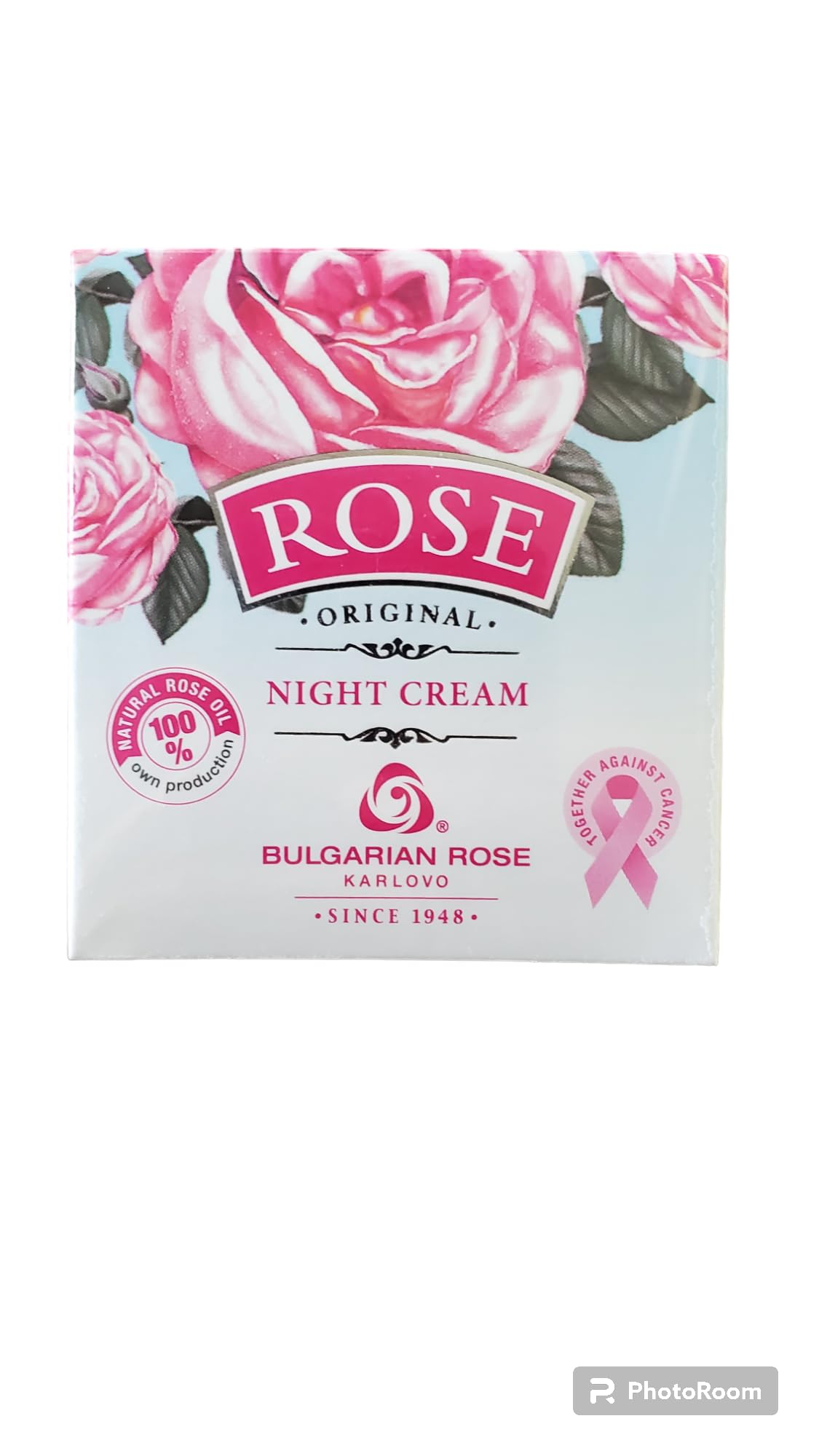 ROSE Night Cream With Natural Rose Oil, 50ml