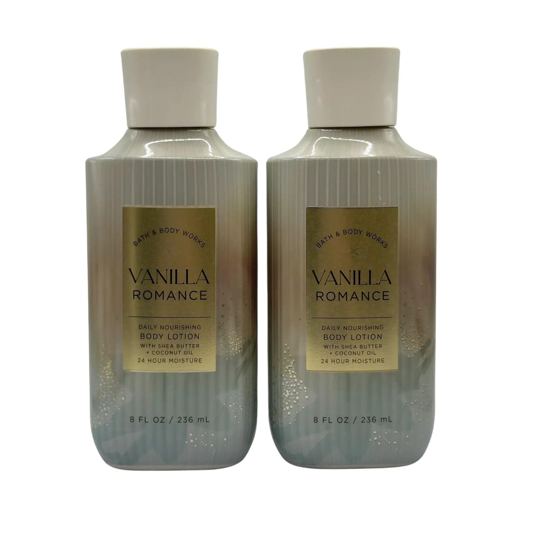Bath & Body Works Vanilla Romance Body Lotion and Body Gel Wash 2 Piece Set