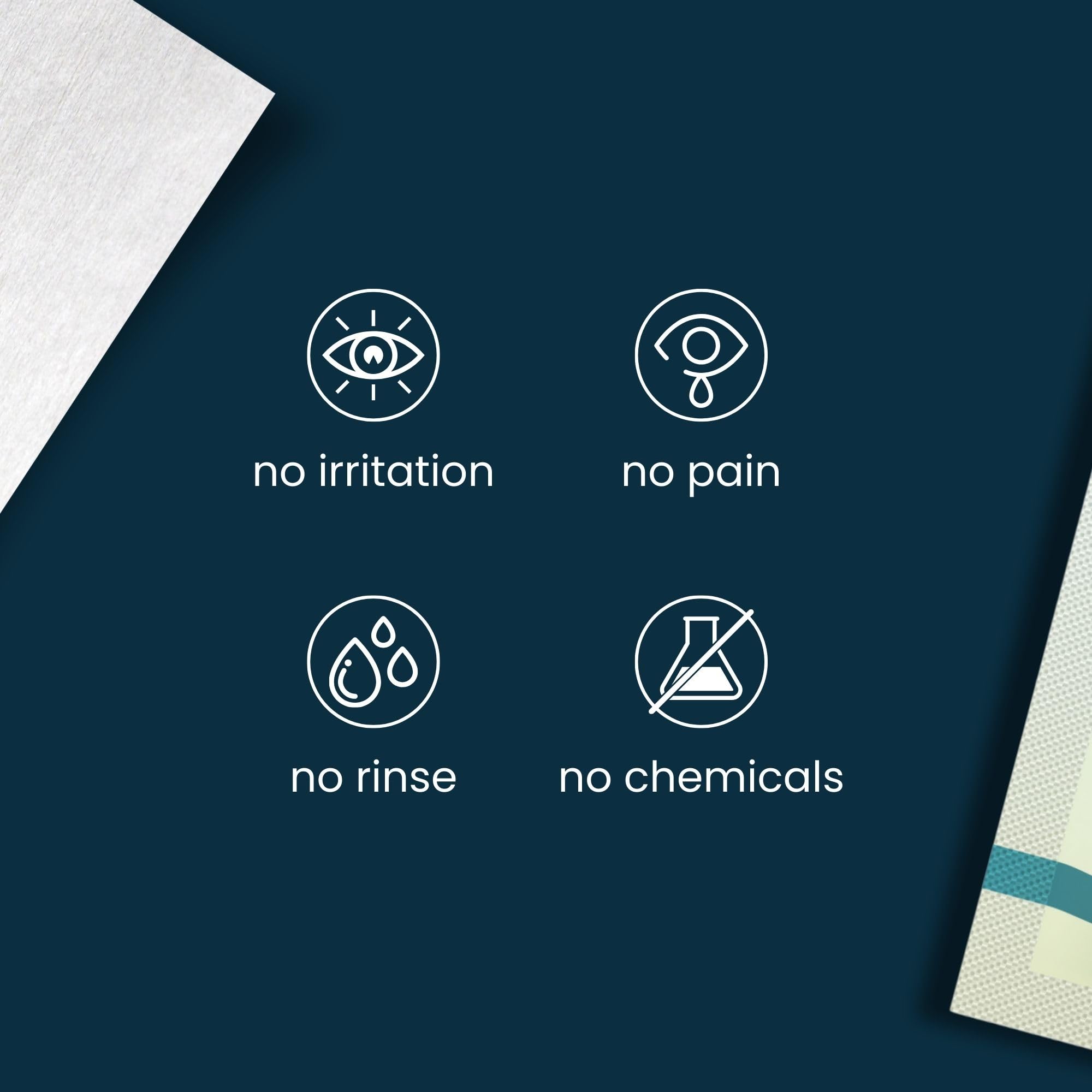 NOVEHA 60PCs Tea Tree Oil Eyelid & Lash Wipes | With Hyaluronic Acid, Green Tea & Chamomile For Blepharitis, Itchy & Stye Eyes, Individually Wrapped, Natural Eyelash Makeup Remover & Daily Cleanser