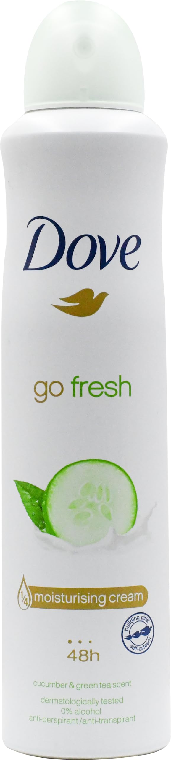Dove Antiperspirant Deodorant Spray, International Version, 250 ml (Pack of 5)