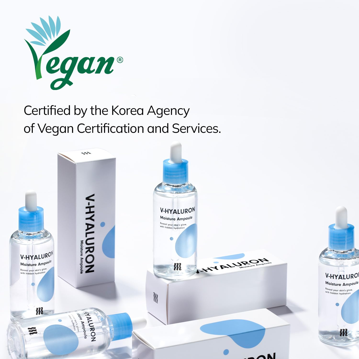 BY MERZY V-Hyaluronic Acid Moisture Ampoule - Hyaluronic Acid, Moisture Boost, Hydration Ampoule, Skin Soothing, All skin type, Serums, Korean Skincare (100ml/3.38 fl.oz.)