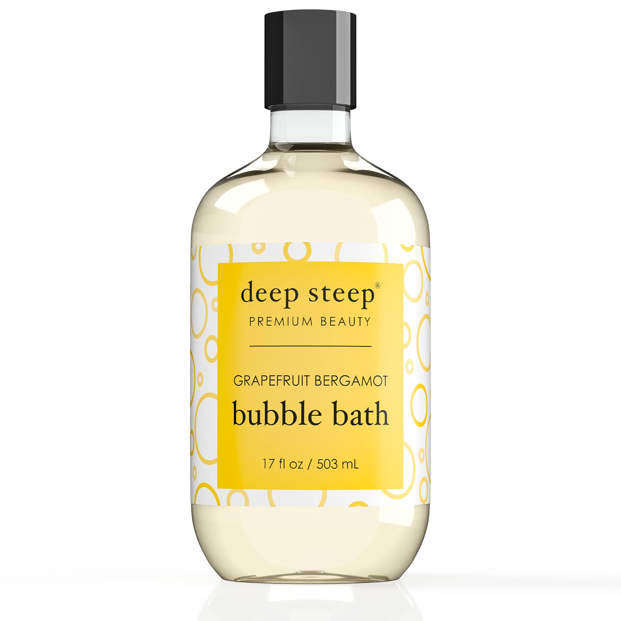 Deep Steep Bubble Bath - Grapefruit Bergamot - 17 Ounce