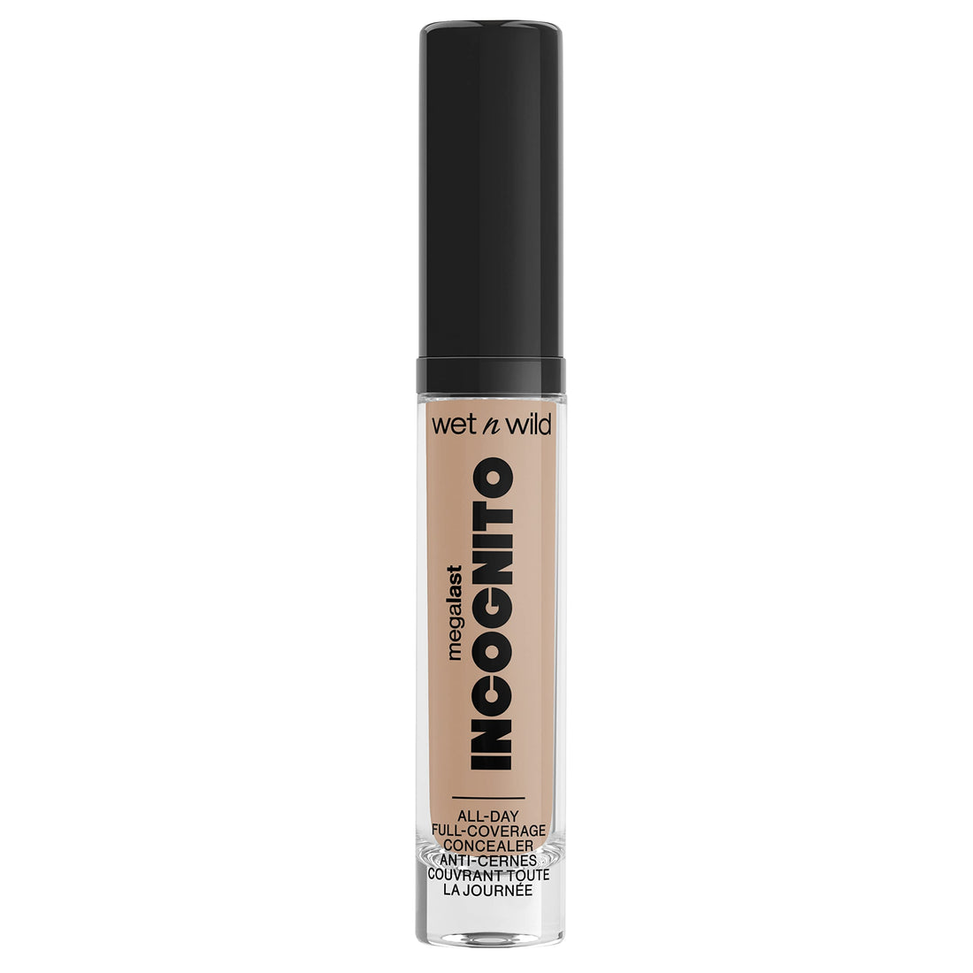 wet n wild Mega Last Incognito All-Day Full Coverage Liquid Matte Concealer, Light Honey