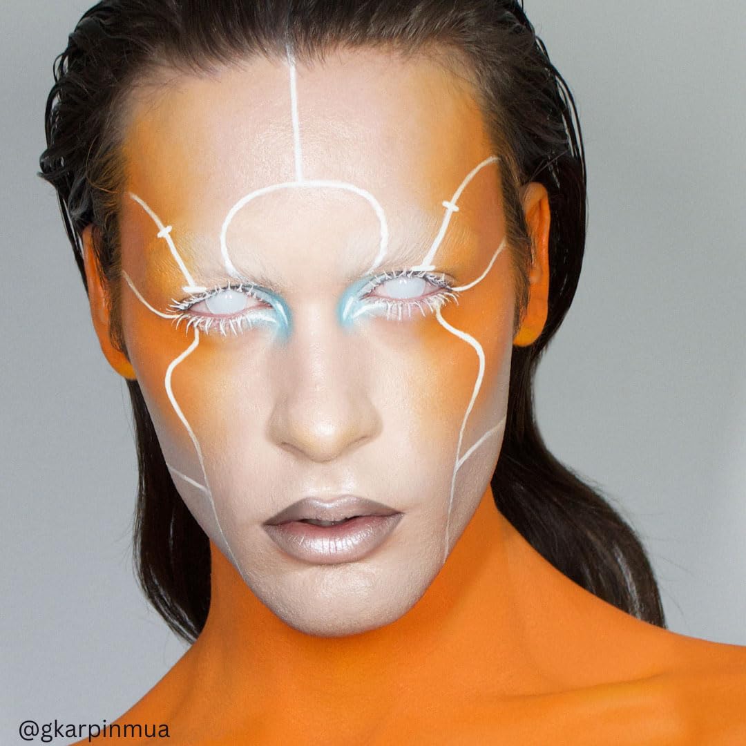 Mehron Makeup Liquid Face and Body Paint (4.5 oz) (Orange)