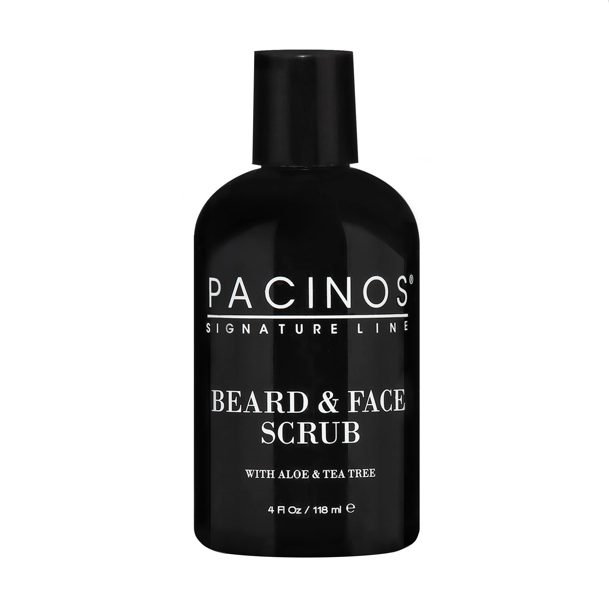 Pacinos Shave System Aloe & Tea Tree Beard & Face Scrub 4 oz