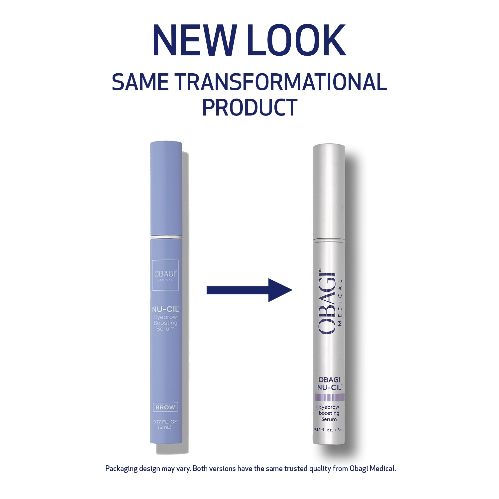 Obagi Nu-Cil Eyebrow Boosting Serum - Eyebrow Growth Serum with Hyaluronic Acid - Eyebrow Serum for Thin, Patchy & Over-Tweezed Eyebrows - Fast Absorbing - 6ml