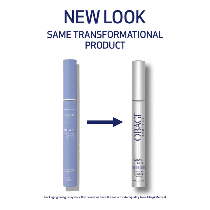 Obagi Nu-Cil Eyebrow Boosting Serum - Eyebrow Growth Serum with Hyaluronic Acid - Eyebrow Serum for Thin, Patchy & Over-Tweezed Eyebrows - Fast Absorbing - 6ml